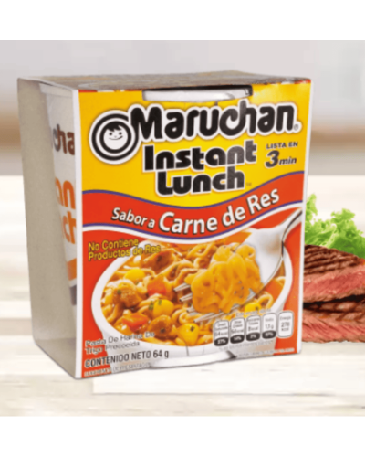 Sopa Maruchan Carne Vaso...