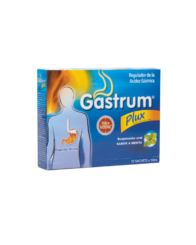 Gastrum Plux Menta Sobres X10