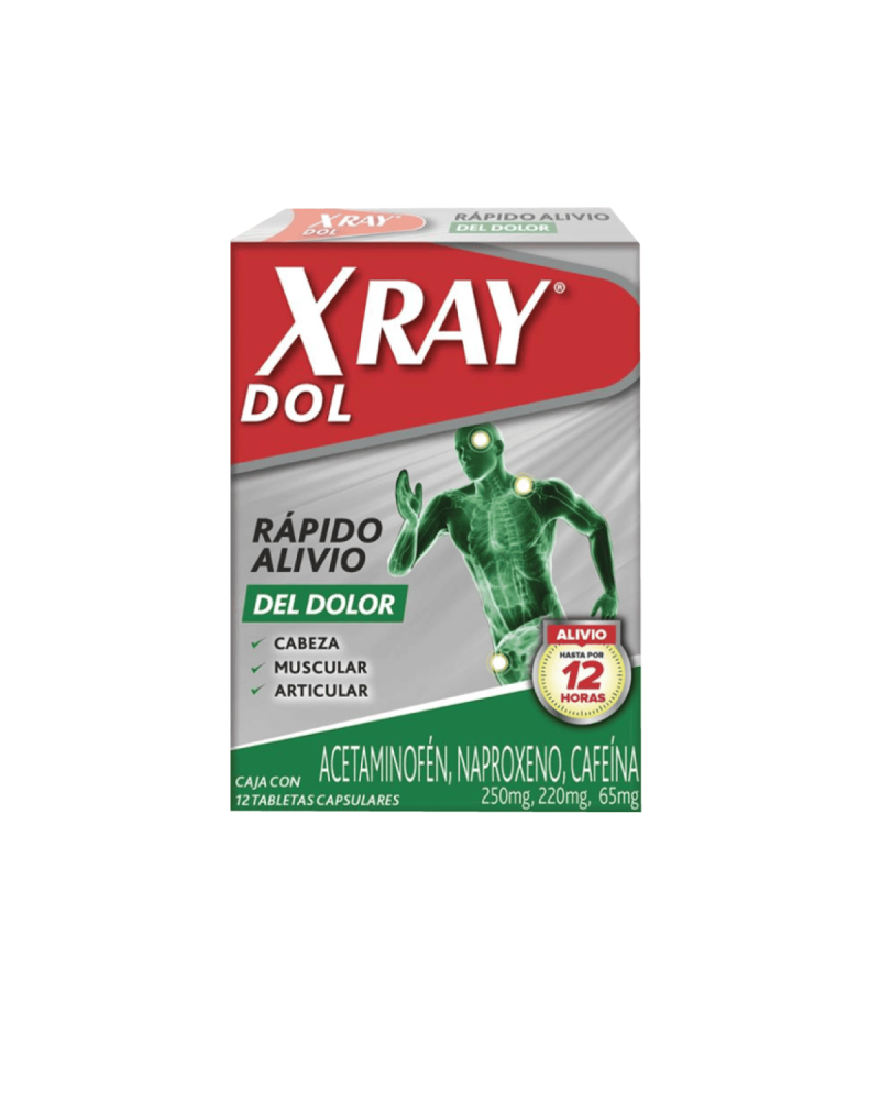 Xray Dol X 12 Tabletas Precio Especial